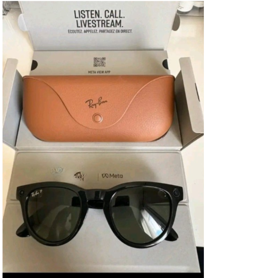 Lunettes connectées ray-ban meta wayfarer.