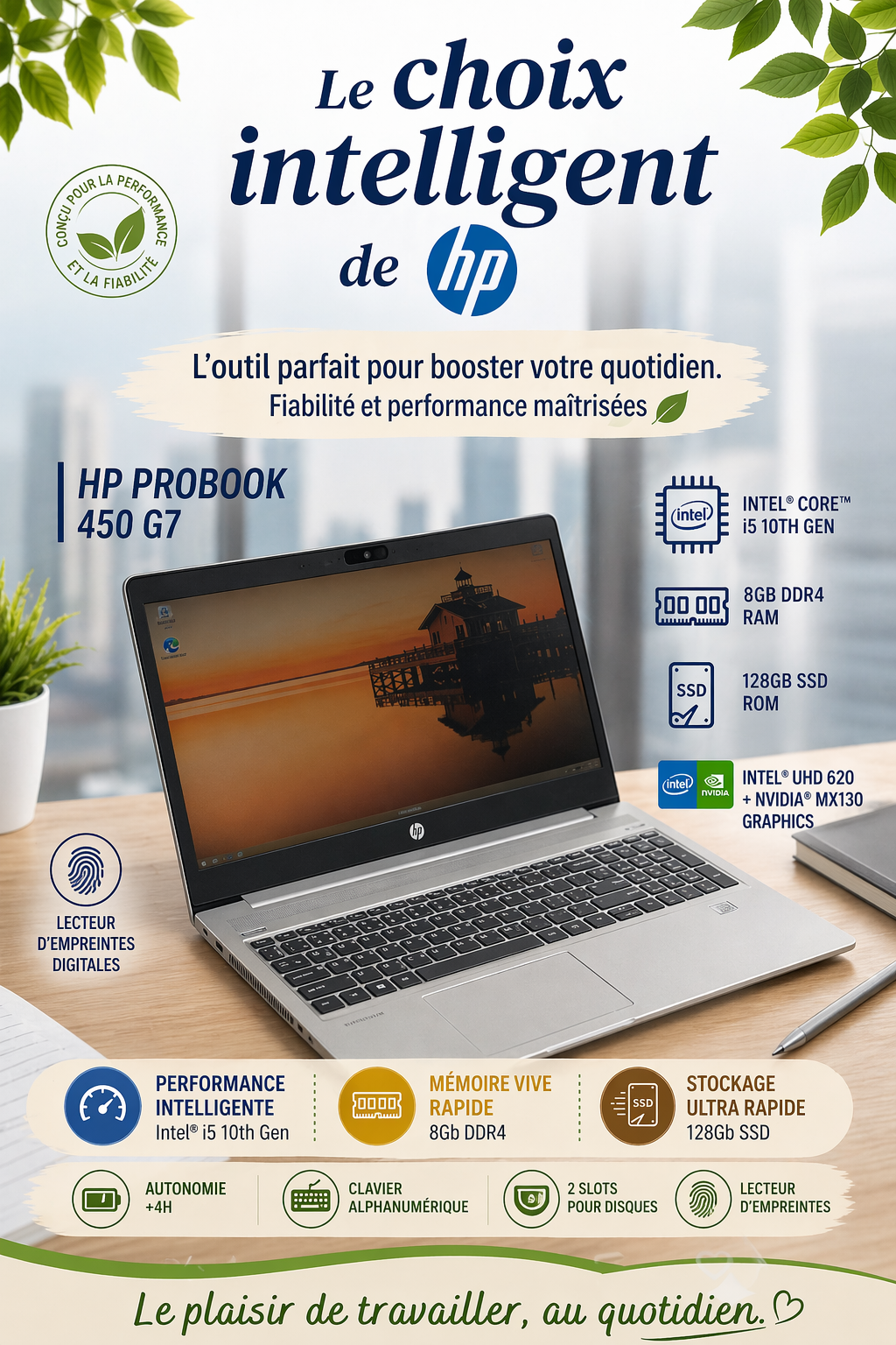 HP ProBook 450 G7 - for gamers and architects 