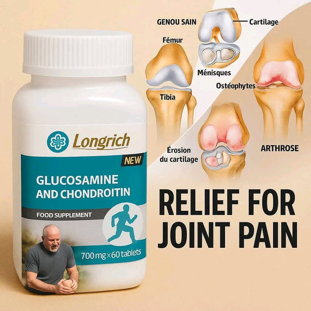 ARTHRO SUP-REVIVER – Glucosamine & Chondroïtine (Longrich)