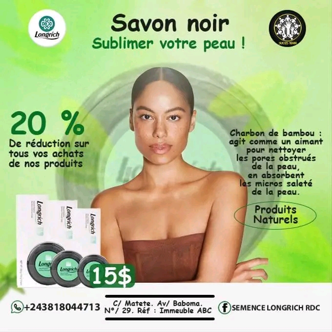 savon noir longrich