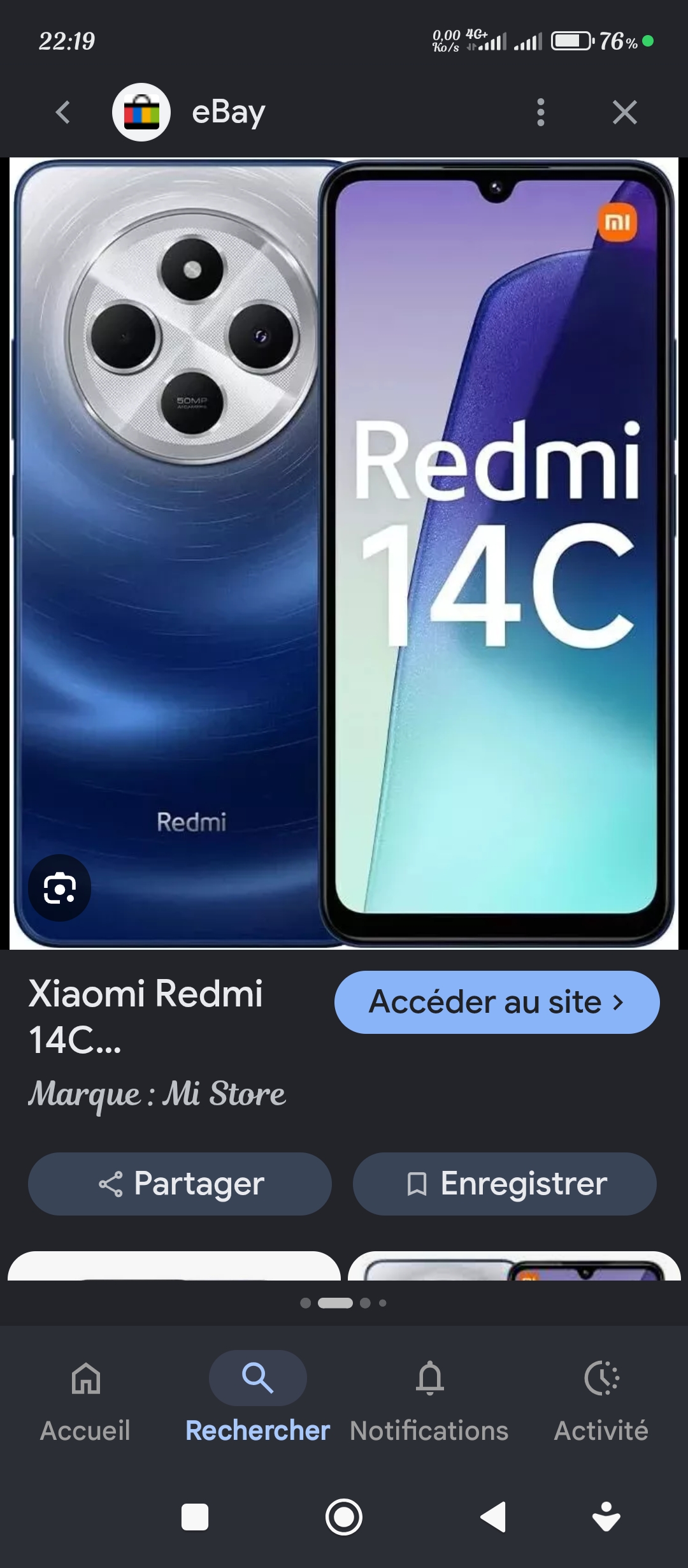 téléphone Redmi 14C 