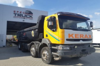 camion benne Renault Kerax 400 8x4