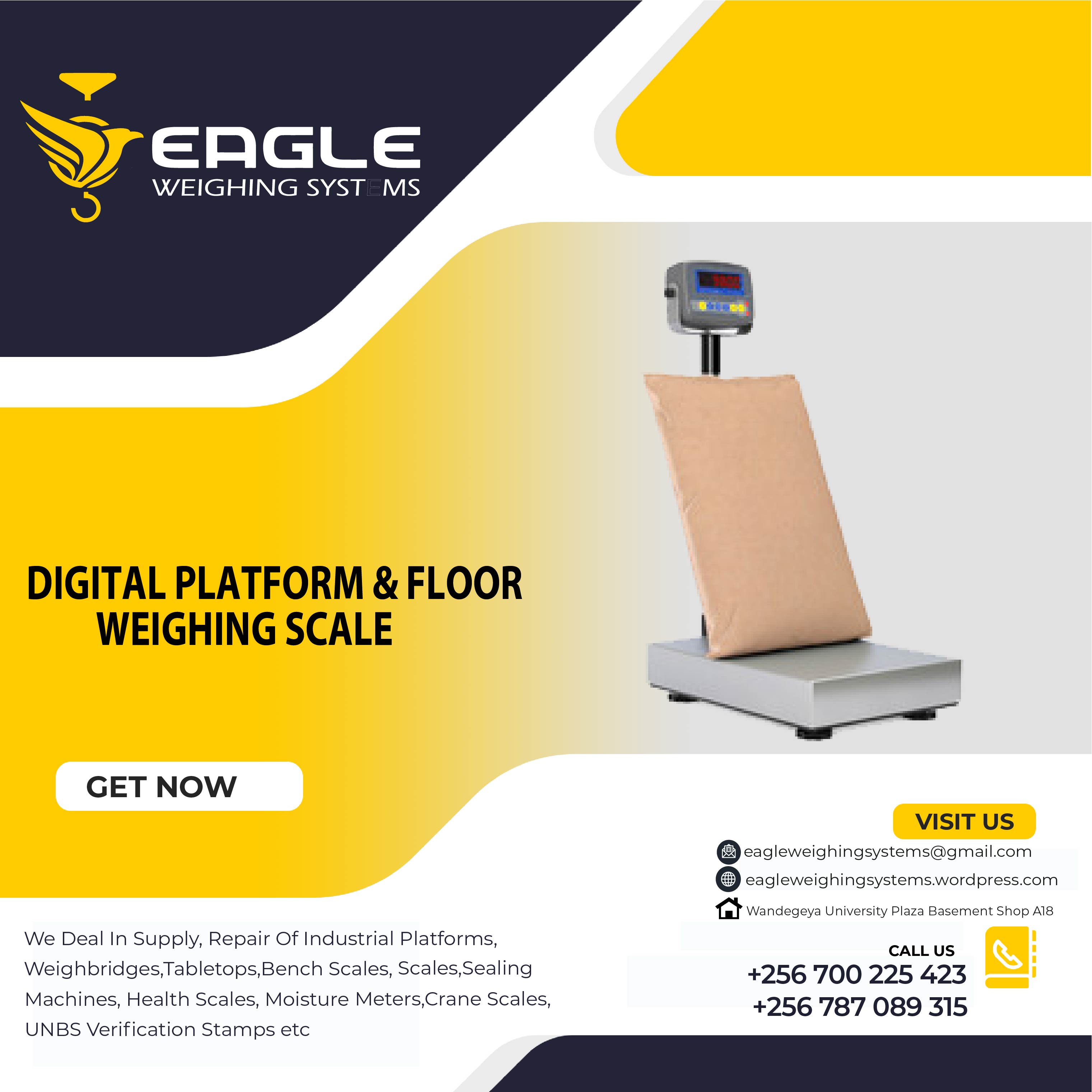 Platform weighing scales 